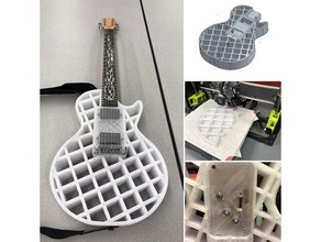 les paul style electric guitar gibson 3d print model - Mito3D