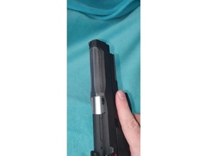 beretta slide upgrade airsoft gun accesories attachment parts pistol 3d print model - Mito3D