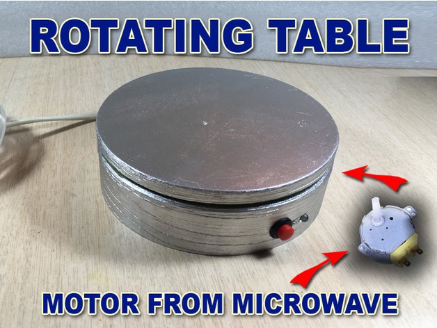 rotary table camera tool rotating rotation video 3D print model - Mito3D