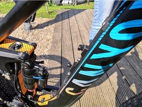 35mm bouteille adaptateur vélo bicyclette titulaire soutien 3d print model - Mito3D