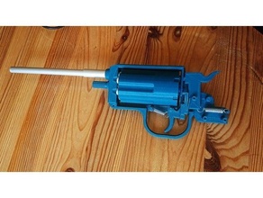 revólver soltero acción gas sello airsoft pistola rifle 3d print model - Mito3D