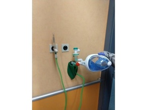 charlotte válvula decatlón Easybreath adaptador co2 médico dispositivos subea 3d print model - Mito3D