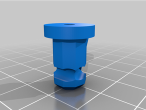 custblaomized hob knob customized 3d print model - Mito3D