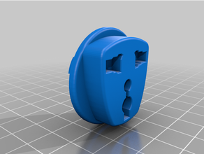 3m baïonnette cover socket 3d print model - Mito3D