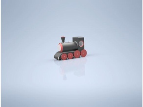 train porte clés 3d print model - Mito3D