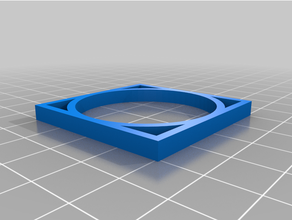 41x4x4my customized square circle 3d print model - Mito3D