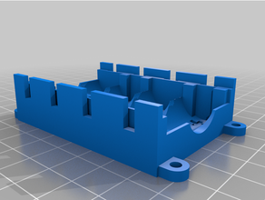 angepasst polarisiert parametrisch battery16340 4x Gestell Halter Unterstützung 3d print model - Mito3D