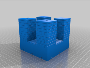 mayan cubes - temple 3d print model - Mito3D