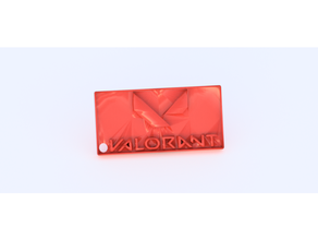 valorant keychain 3d keychains door homemade household idealab outdoors 3d print model - Mito3D
