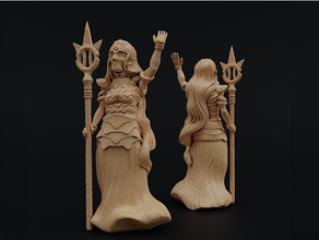 ljosalf rainha 28mm 30mm 32mm sigmar jogos tabuleiro dnd masmorras dragões duende elfos fantasia Frostgrave medieval miniatura miniaturas Mordheim mito mitologia mundos 3d print model - Mito3D