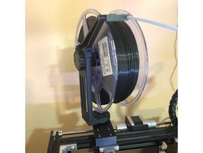 ender 5 swivel spool 608zz bearing creality ender5 filament guide holder 3d print model - Mito3D