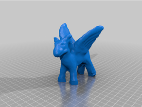 geflügelt Esel Suche Katze Corona Coronavirus flexi 3d print model - Mito3D