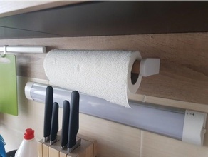 duvar havlu Kulp destek mutfak kağıt 3d print model - Mito3D