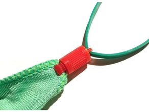 scramp screw clamp anchor n95 mask elastic fabric etc 3d print model - Mito3D