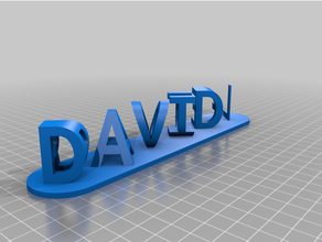 personalizado doble letra bloques espejismo personalizador 3d print model - Mito3D
