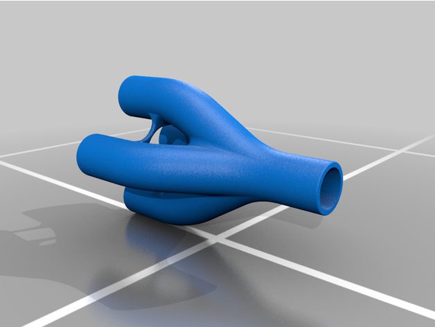 22mm Ventilator Splitter 3D print model - Mito3D