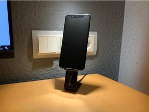smartphone docking station holder mount stand 3d print model - Mito3D