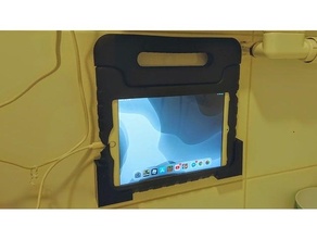 wall mounts ipad kids cover holder mounting bracket mount 3d print model - Mito3D