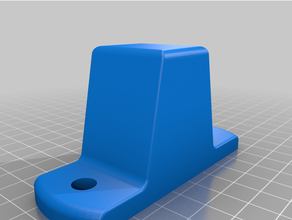 replacement suitcase foot 3d print model - Mito3D