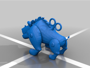 hiena juguete gubbins Steampuck 3d print model - Mito3D