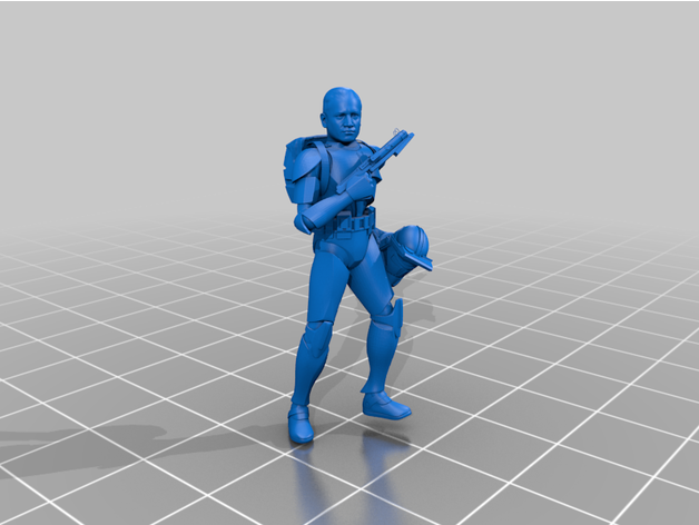 Estágio 2 clone capacete guerras Estrela legião 3D print model - Mito3D