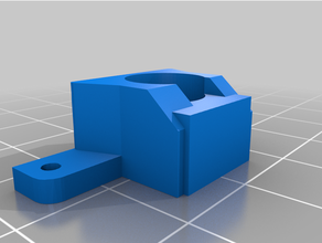 micro swiss bowden tube support petsfang 3d print model - Mito3D