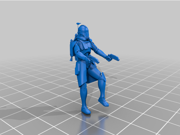 Estágio 2 captian rex mochila jato clone guerras Estrela legião 3D print model - Mito3D