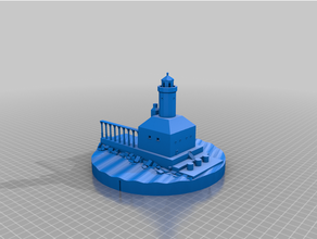 michigan city light house 3d print model - Mito3D