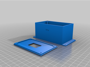customized electronic project box 3d print model - Mito3D