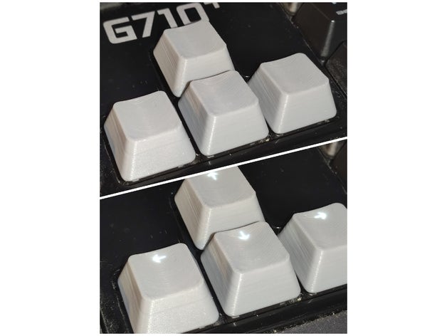 cereja mx tecla Cherry MX keycaps chave boné cápsulas Logitech g710 3D print model - Mito3D