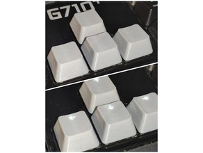 Kiraz mx klavye tuşu kiraz tuşları anahtar şapka kapaklar logitech g710 3d print model - Mito3D