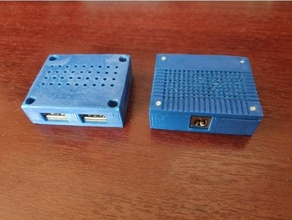 case board usbx2 qc30 box usb charger 3d print model - Mito3D