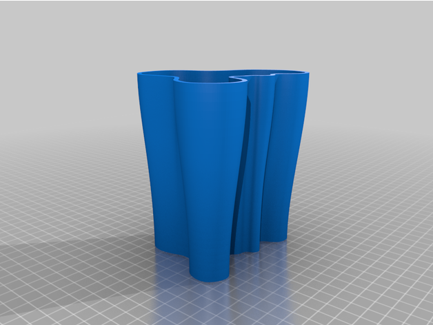 alvar onda Savoia Alto ornamento ornamenti vaso vasi 3D print model - Mito3D