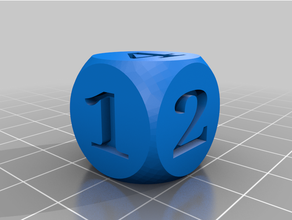 dado numeri anycubic i3 mega scatola giochi madewithtinkercad tinkercad produttori giocattoli 3d print model - Mito3D
