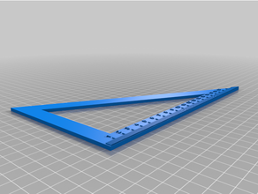 centímetro triangular régua 3d print model - Mito3D