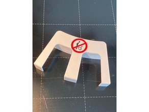 toilette éclaboussure garde 3d print model - Mito3D