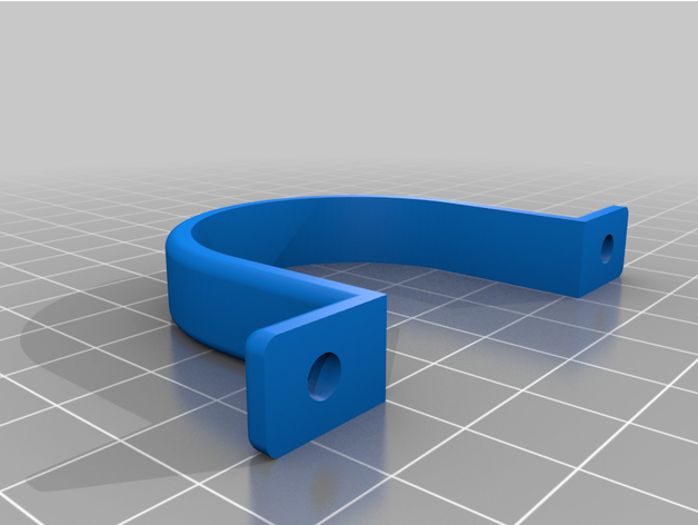 angepasst Rohr Clip Kabel customizerlineholder 2 3D print model - Mito3D