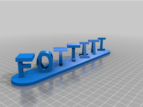 personalizzato dua123l lettera blocchi illusione personalizzatore 3d print model - Mito3D