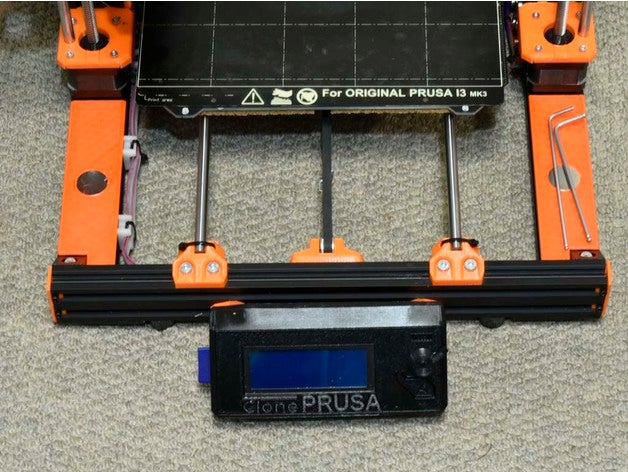 oso potenciar prusa v slot cubierta carcasa funda bera i3 3D print model - Mito3D