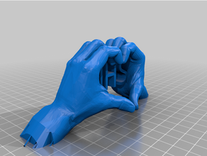nhs Anerkennung Hände 3d print model - Mito3D
