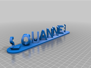 louanne customized 3d print model - Mito3D