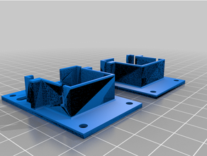wing mount servo box - hobbyking servos 3d print model - Mito3D