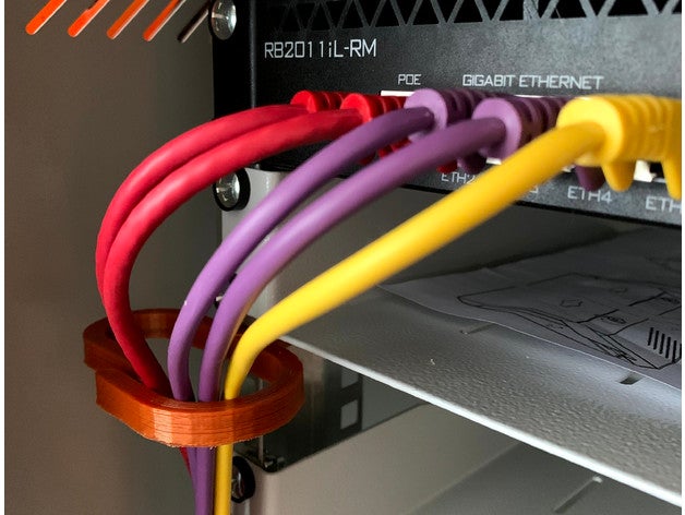 grille montable câble agrafe personnalisateur monter 3D print model - Mito3D