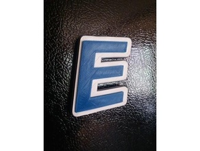 endurance logo aimant 3d print model - Mito3D