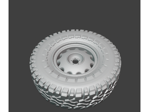 car wheel steel rim - tabletop miniatures hotrod miniature gaming tire 3d print model - Mito3D