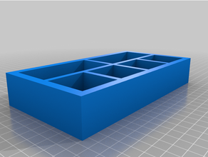 Montessori sello juego organizador caja 3d print model - Mito3D