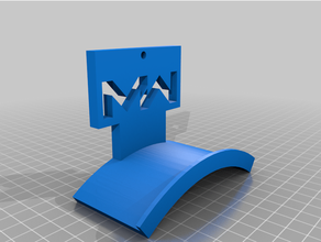 fone ouvido suporte 3d print model - Mito3D