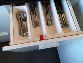 drawer latch ikea metod kitchen internal 3d print model - Mito3D