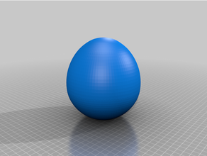ostrich egg easter easteregg ostrichegg 3d print model - Mito3D