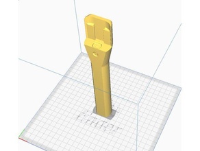 rode interview handle holder 3d print model - Mito3D